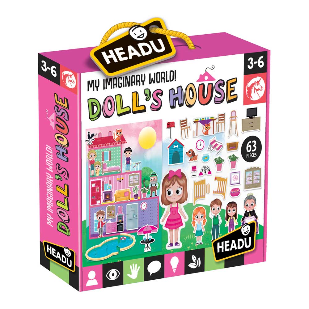 Акция на Розвивальна гра Headu Ляльковий будиночок Збудуй свій світ (MU24841) от Будинок іграшок