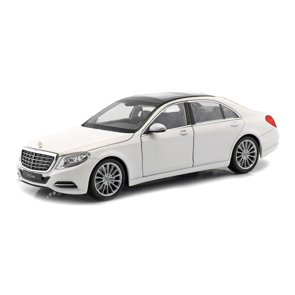 

Автомодель Welly Mercedes Benz S-class 1:24 біла (24051W/24051W-1)