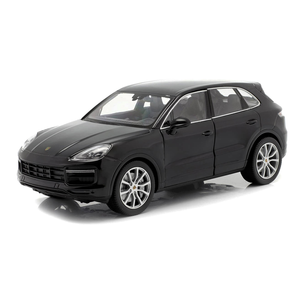 

Автомодель Welly Porsche Cayenne Turbo 1:24 чорна (24092W/24092W-1)