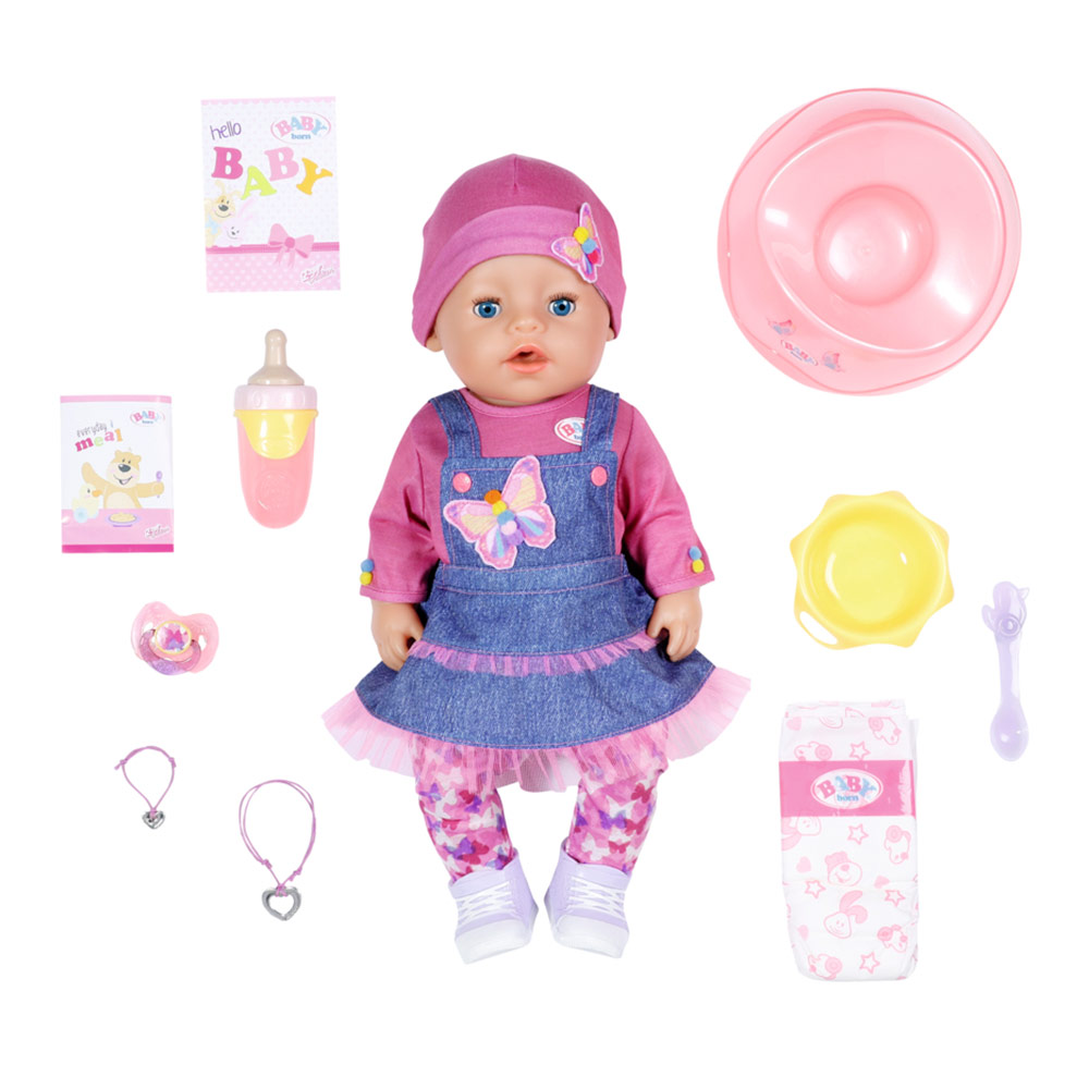 

Кукла Baby Born Нежные объятия Джинсовый лук с аксессуарами 43 см (831298)