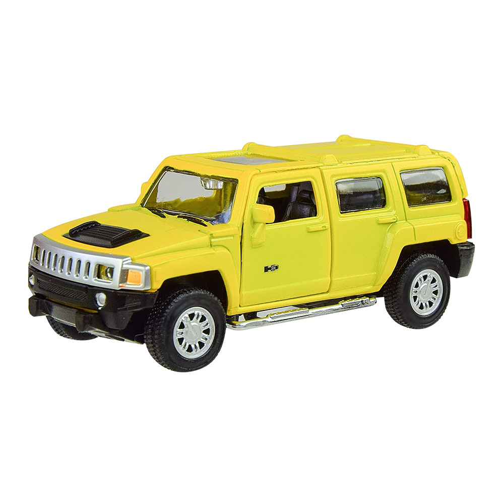 Акція на Автомодель Автопром Hummer жовта 1:43 (4311/4311-3) від Будинок іграшок