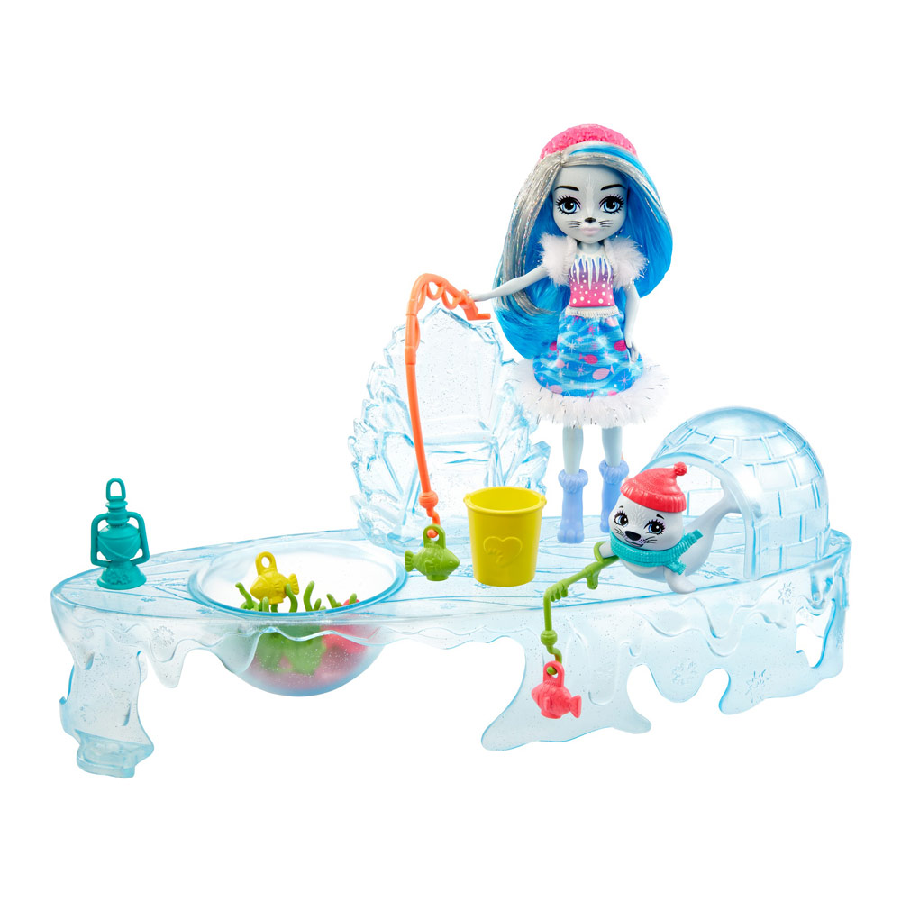 

Кукольный набор Enchantimals Рыбалка с Тюленем Саше (GJX48)