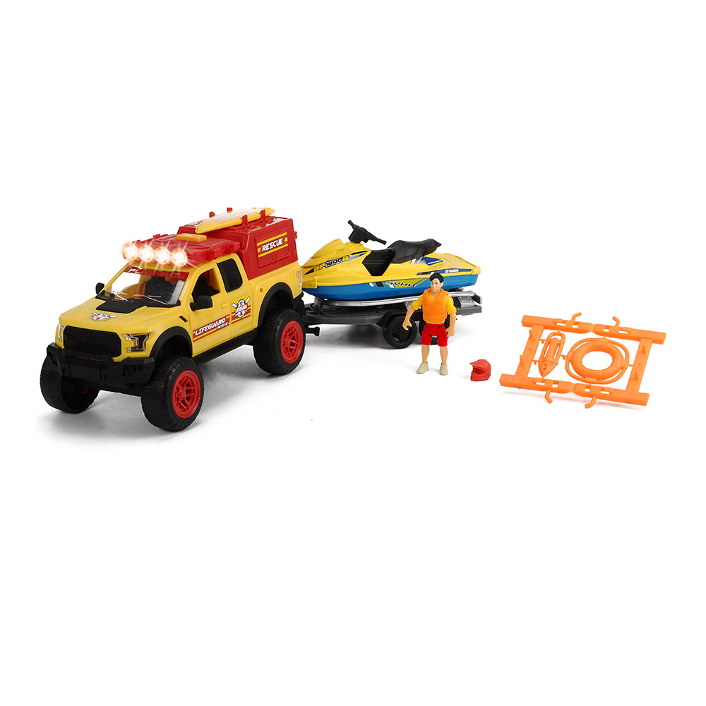 

Ігровий набір Dickie Toys Playlife Пляжний патруль Позашляховик з ефектами (3837008)