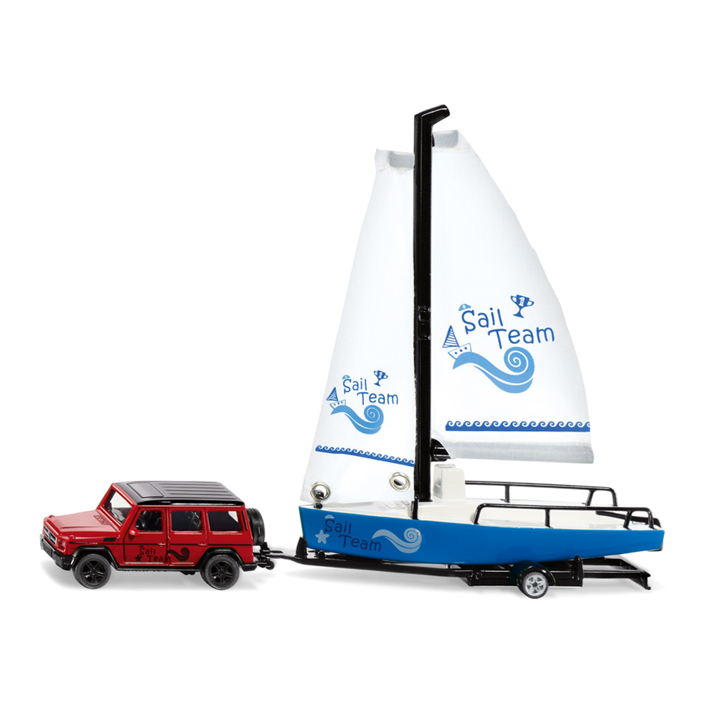 

Автомодель Siku Mercedes-AMG G65 із парусним човном 1:55 (2564)