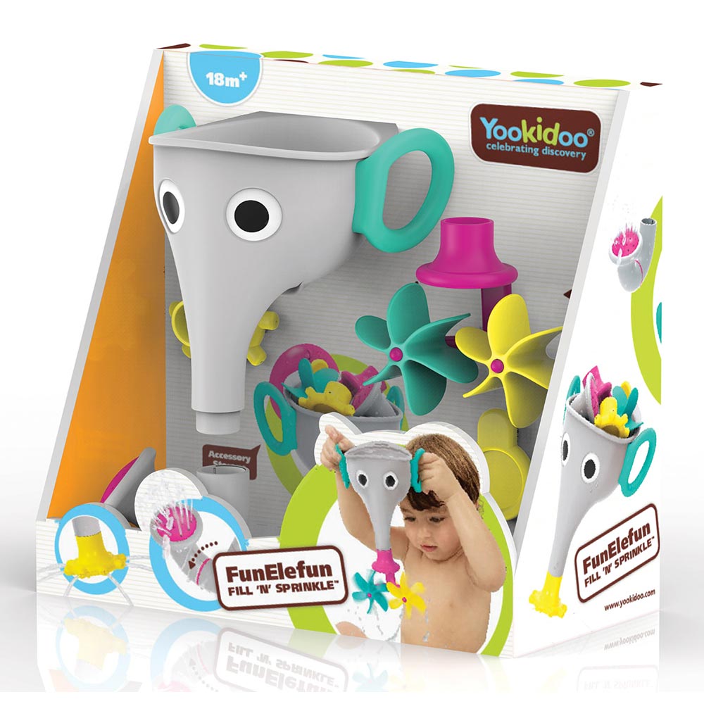 

Іграшка для води Yookidoo Веселий слоник сірий (40206)