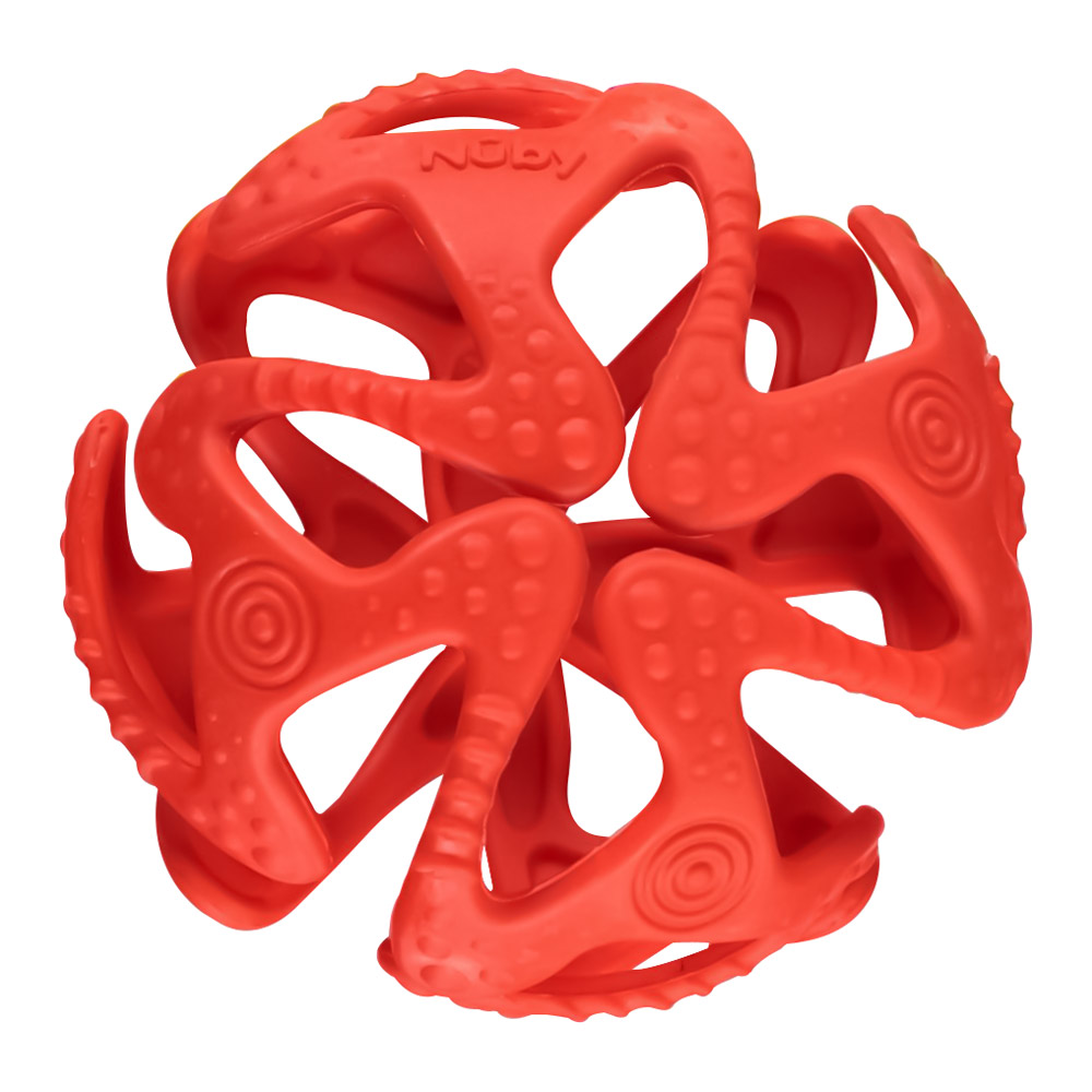 

Прорізувач Nuby М'яч силіконовий червоний (6836/6836red)
