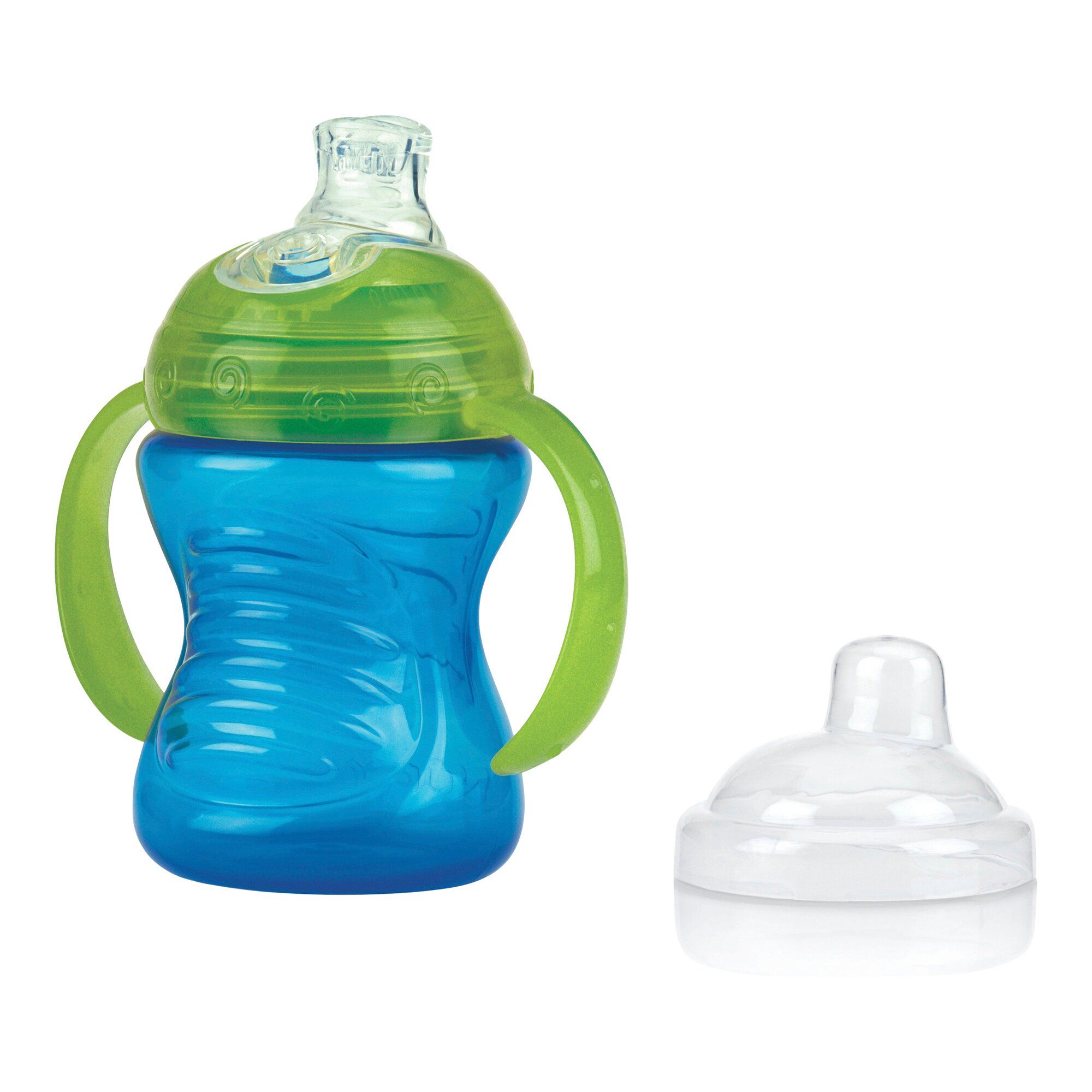 

Поїльник Nuby No Spill з ручками синій (NV0404003/NV0404003blu)