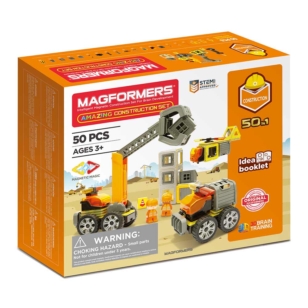 

Магнитный конструктор Magformers Строительство 50 элементов (717004)