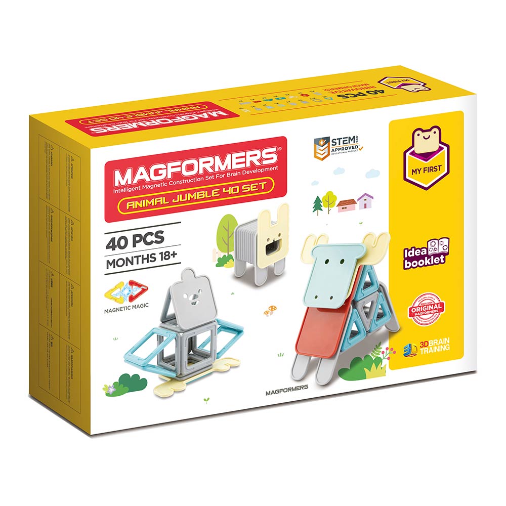

Магнитный конструктор Magformers Животные 40 элементов (702014)