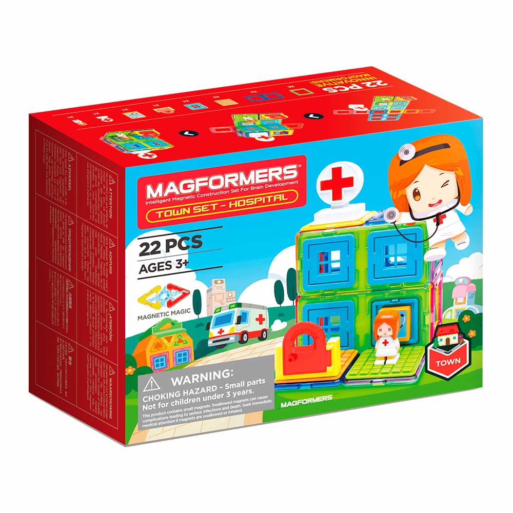 

Магнітний конструктор Magformers Лікарня 22 елементи (717006)
