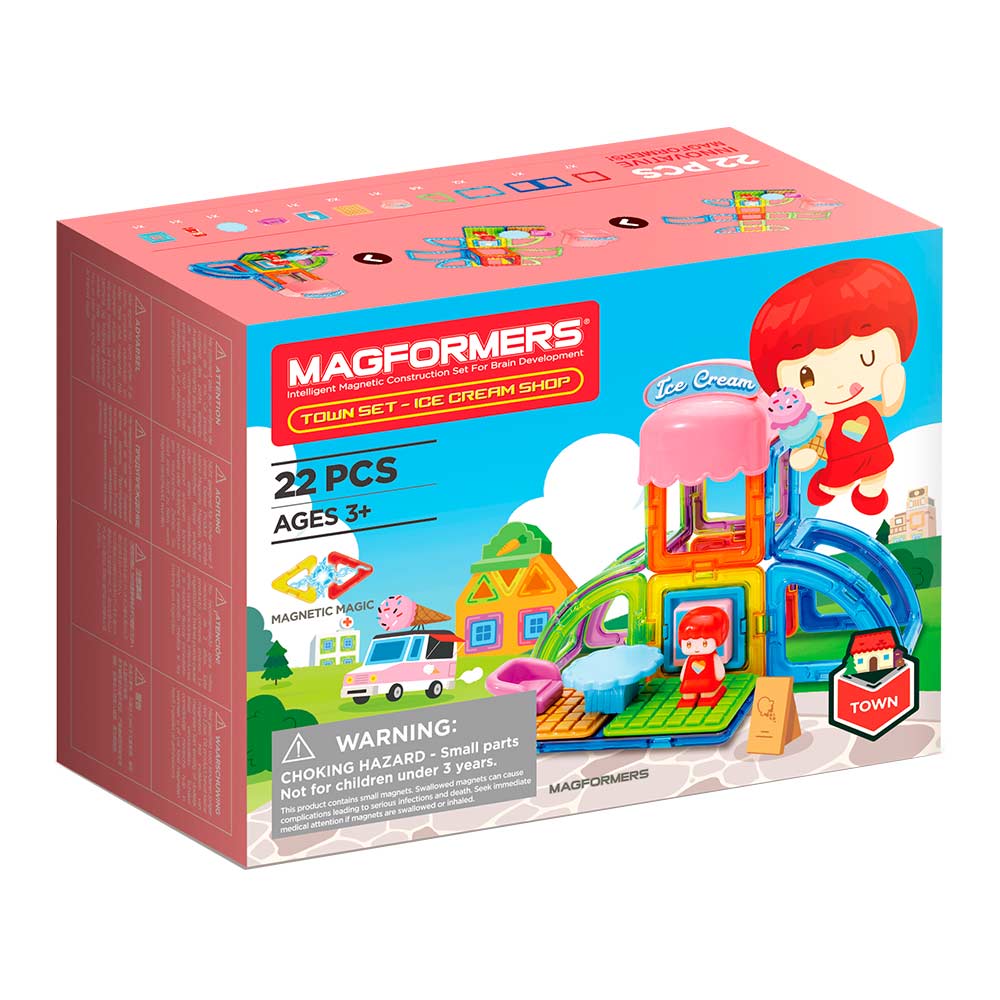 

Магнитный конструктор Magformers Магазин мороженого 22 элемента (717008)