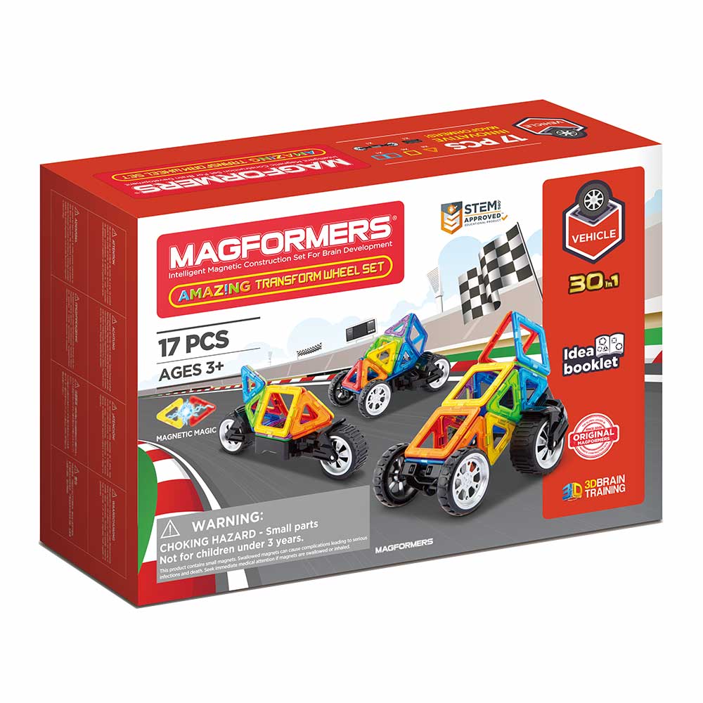 

Магнитный конструктор Magformers Гонки 17 элементов (707019)