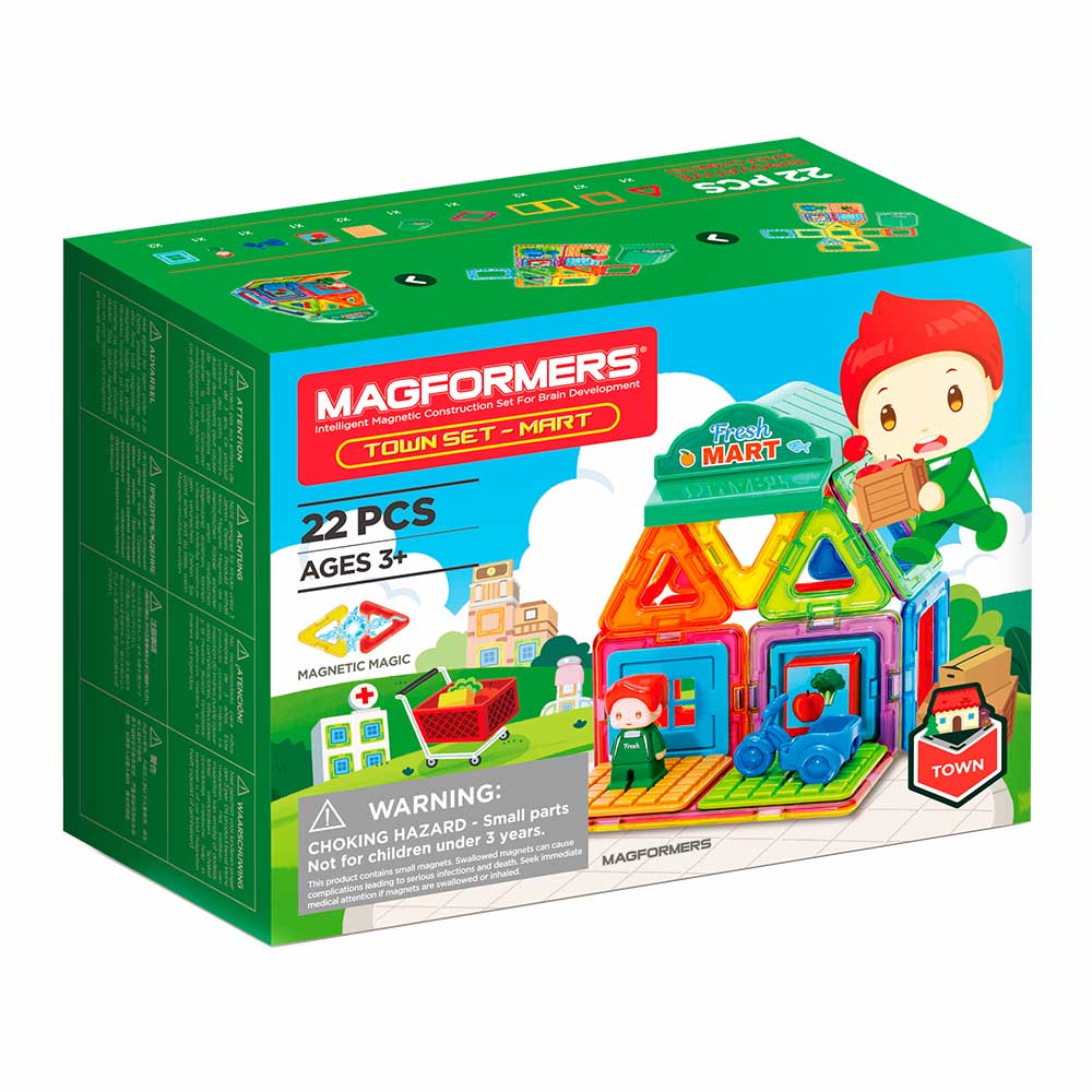 

Магнитный конструктор Magformers Супермаркет 22 элемента (717007)