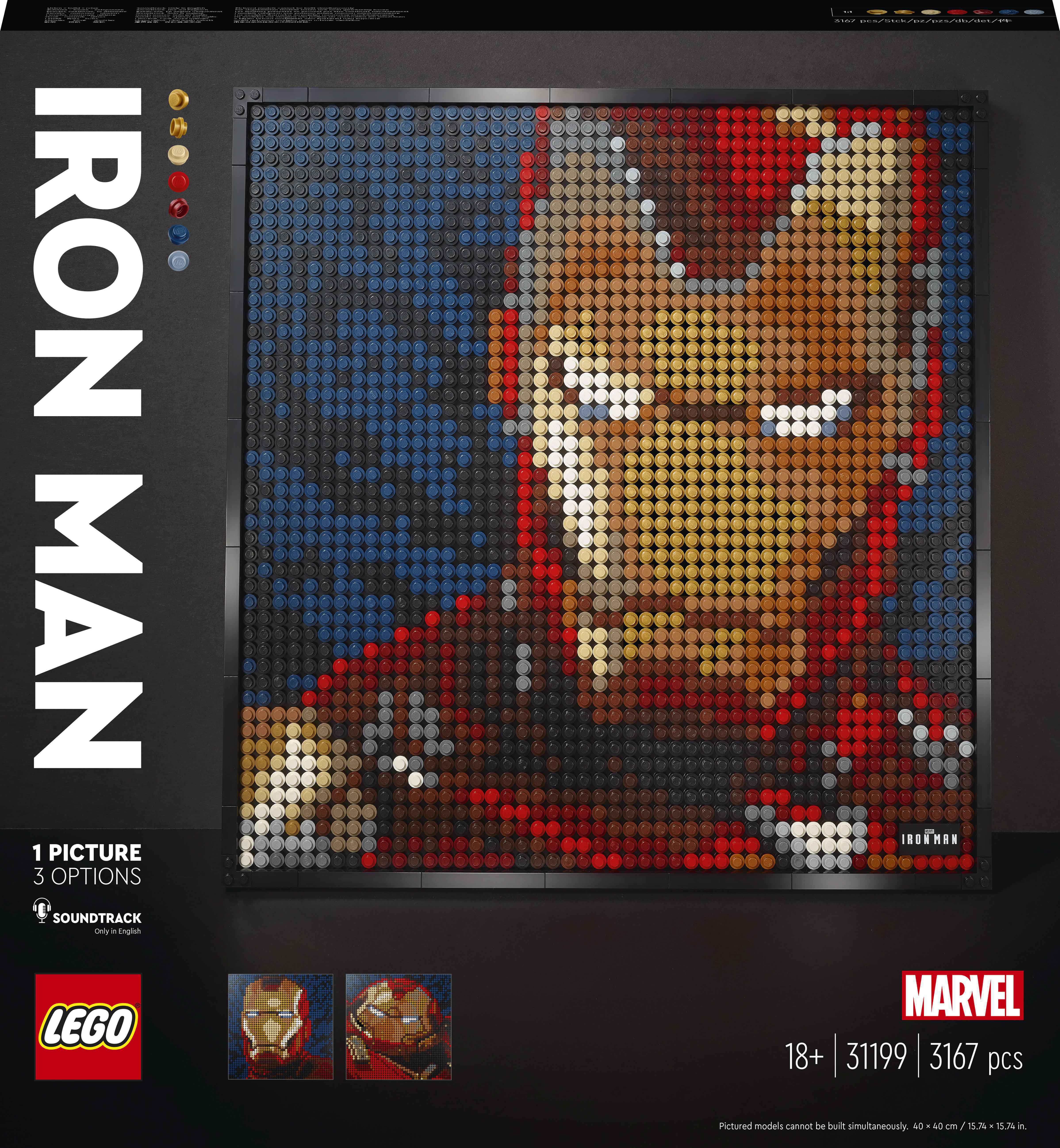 

Конструктор LEGO Art «Железный человек» Marvel Studios (31199)