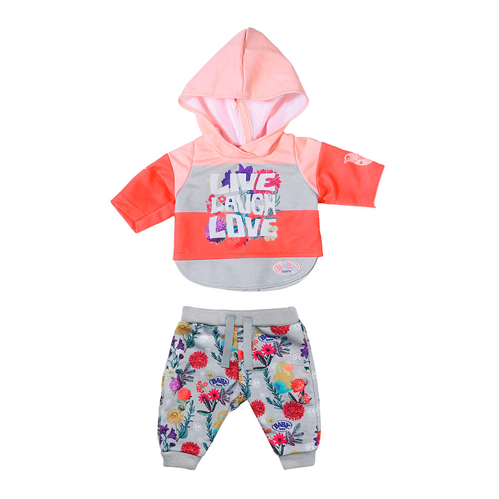

Набор одежды для куклы Baby Born Трендовый спортивный костюм розовый (826980-1)