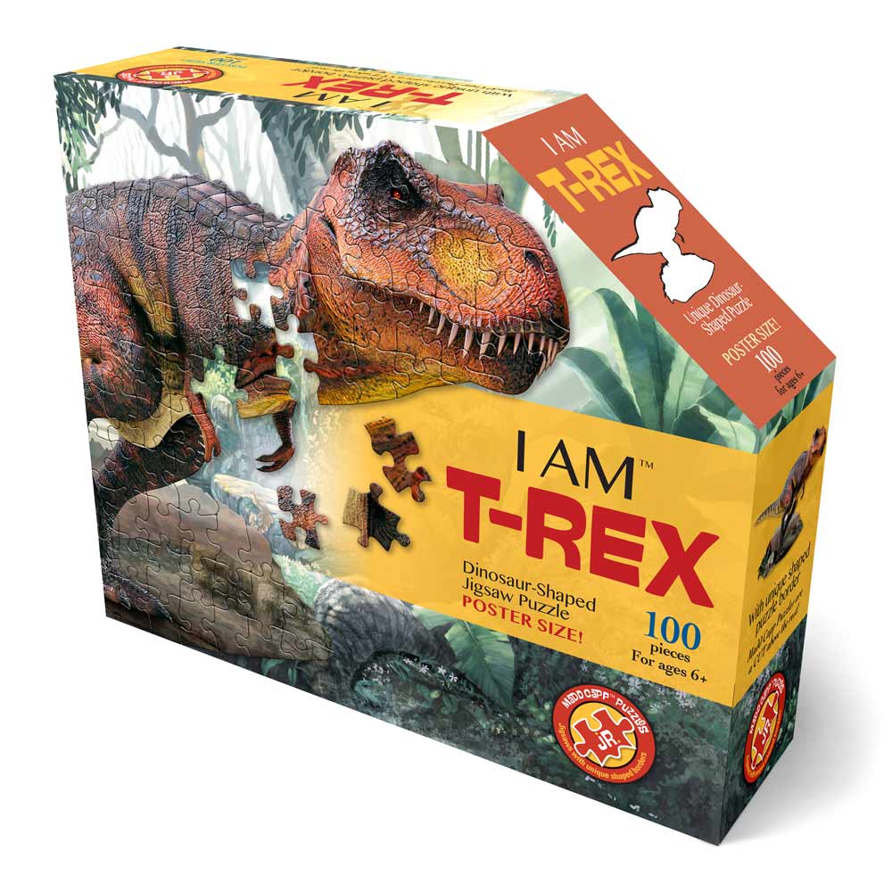 Акция на Пазл I am Динозавр Тиранозавр 100 елементів (4014) от Будинок іграшок