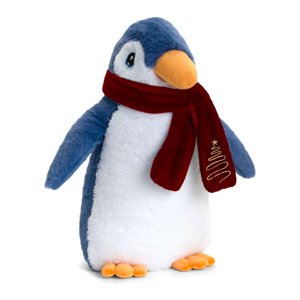 

М'яка іграшка Keel Toys Eco Пінгвін із шарфом 25 см (SX6368)