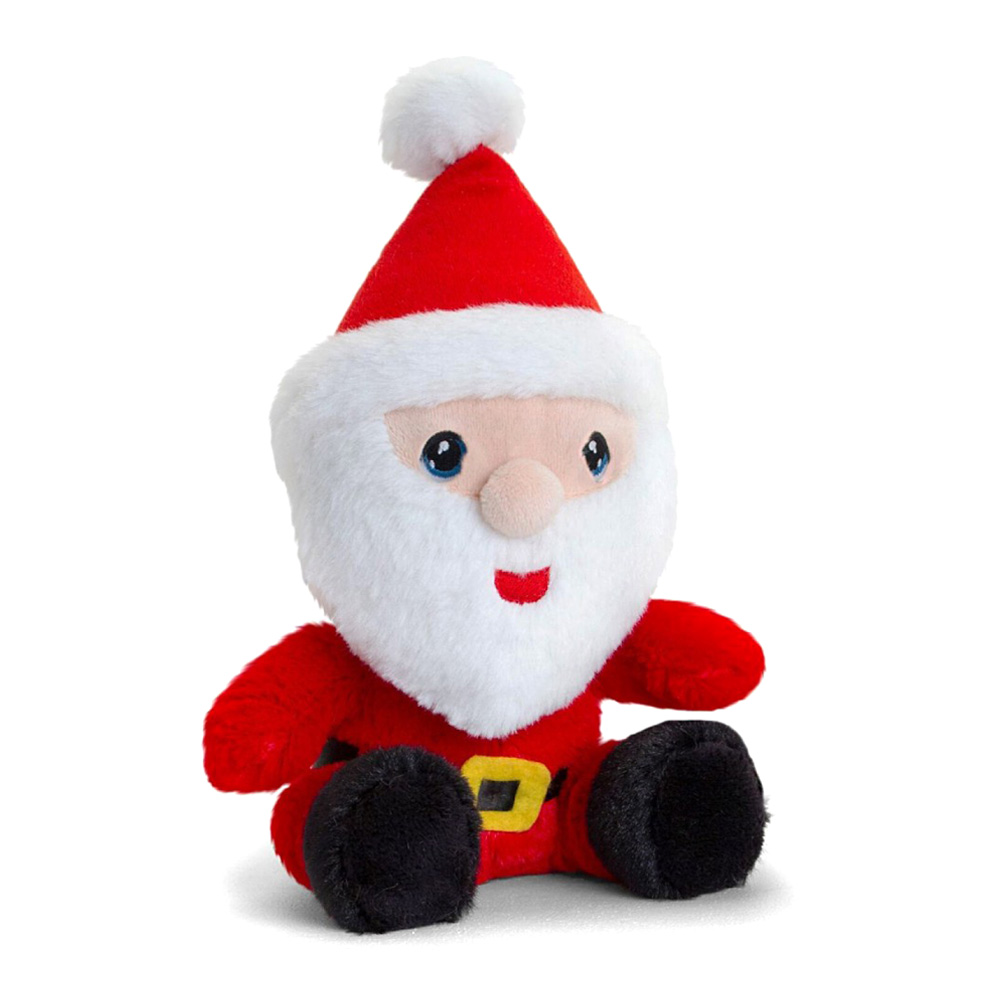 Акція на М'яка іграшка Keel Toys Eco Christmas Санта 14 см (SX6394/3) від Будинок іграшок