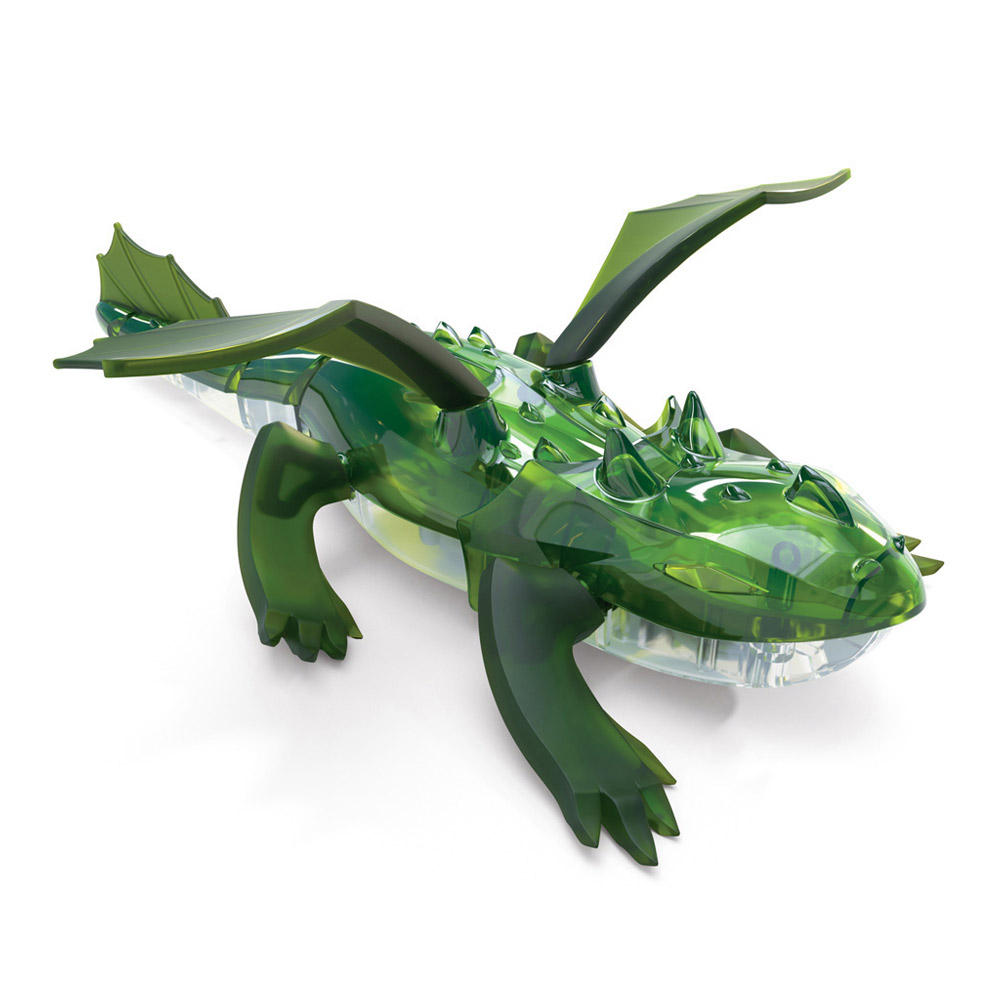 Акція на Радіокерована іграшка Hexbug Самотній дракон зелений (409-6847/1) від Будинок іграшок