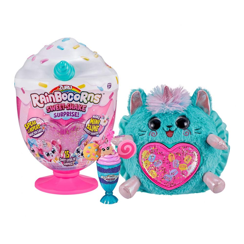 

Мягкая игрушка-сюрприз Rainbocorns Sweet Shake Рейнбокорн-E со звуковыми эффектами (9212E)