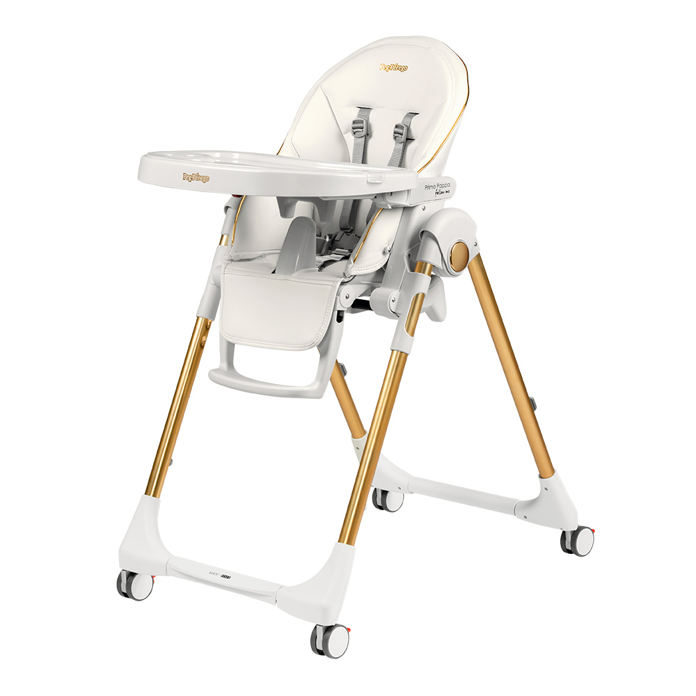 

Стульчик для кормления Peg-perego Prima Pappa follow me Gold золото (IH01000001BL00)