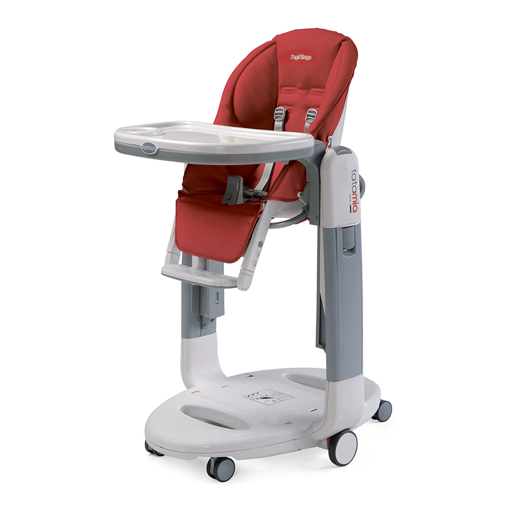 

Стульчик для кормления Peg-perego Tatamia follow me Fragola красный (IH02000000PL59)