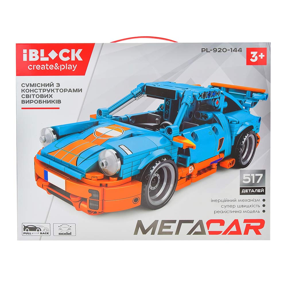 

Конструктор IBLOCK Гоночный Porsche 356 (PL-920-144)