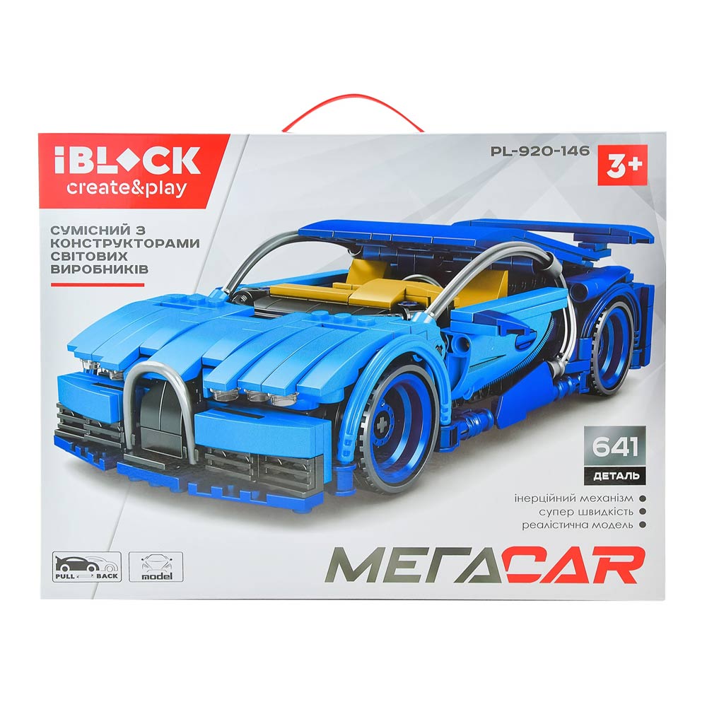 

Конструктор IBLOCK Bugatti Chiron (PL-920-146)
