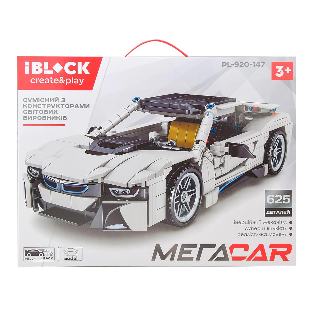 

Конструктор IBLOCK BMW i8 (PL-920-147)