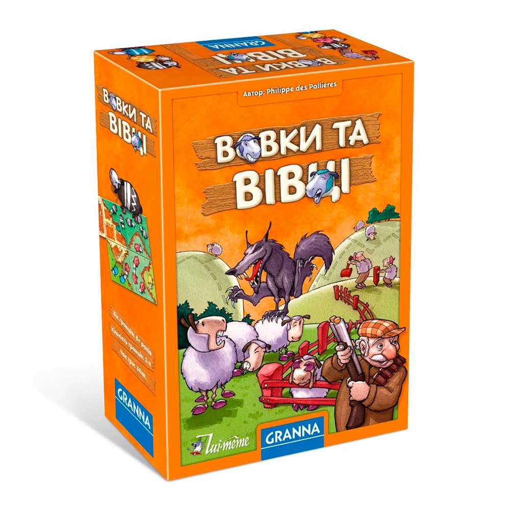 

Настільна гра Granna Вовки та вівці українською (83651)