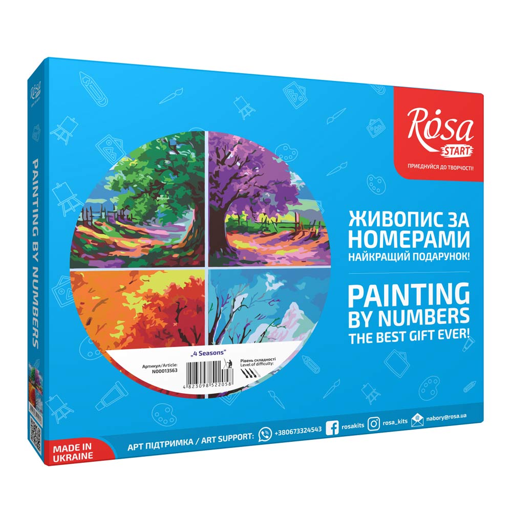 

Картина за номерами Rosa Start Чотири сезони 35 x 45 см (N00013563)
