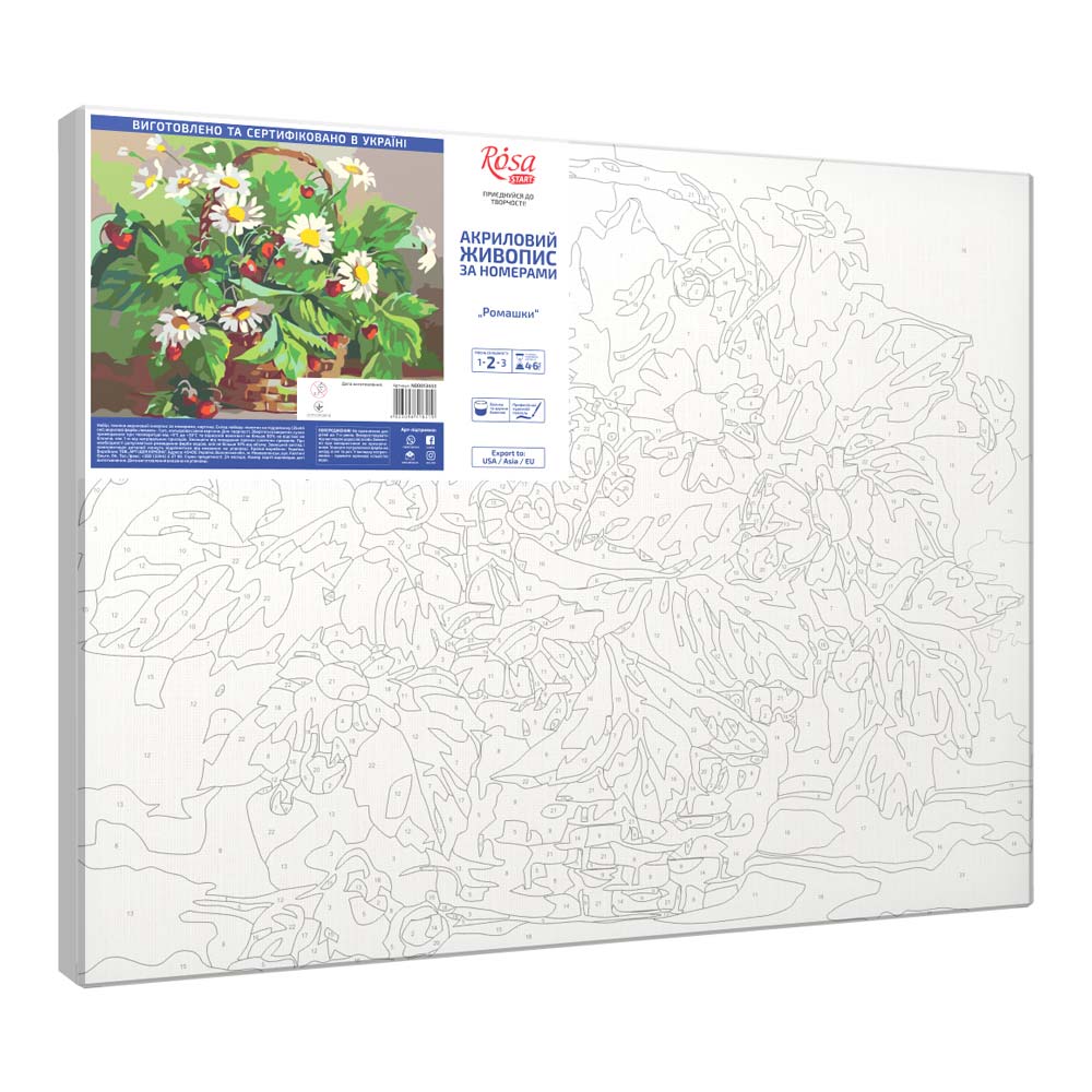 

Картина за номерами Rosa Start Ромашки 35 x 45 см (N00013453)