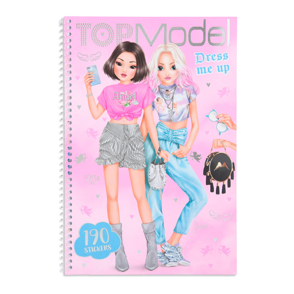 

Раскраска с наклейками Top model Одень меня Ангел (0411444)