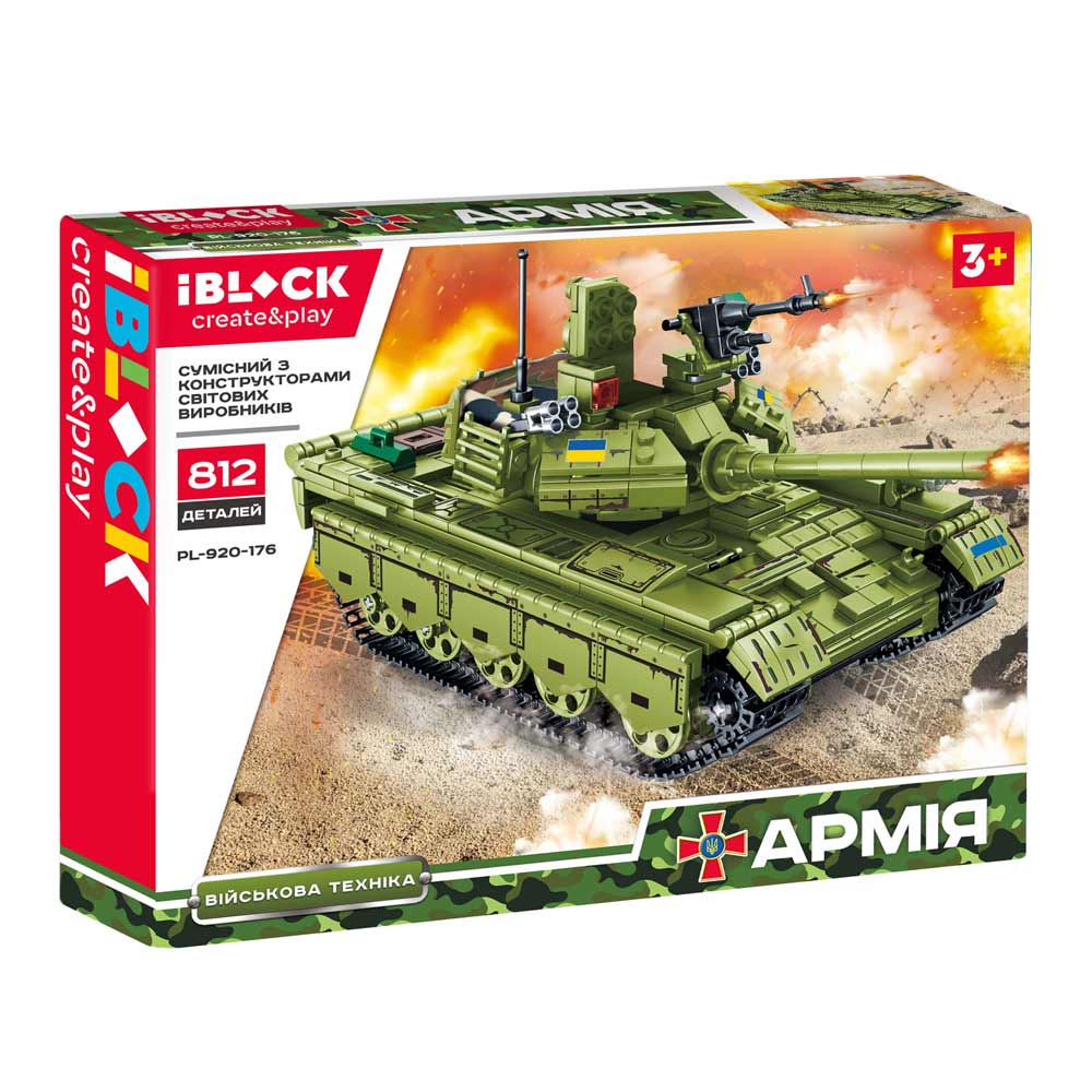 

Конструктор IBLOCK Армия Танк Т-84 (PL-920-176)