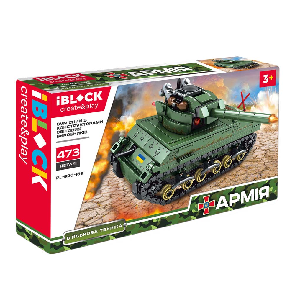 

Конструктор IBLOCK Армия Танк Т-34 (PL-920-169)