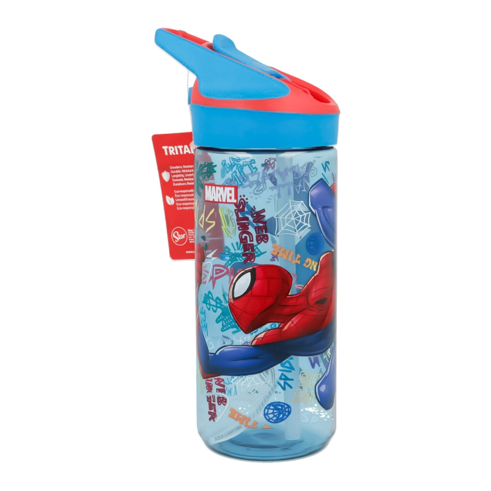 

Бутылка для воды Stor Spiderman Граффити 620 мл тритановая (Stor-37997)