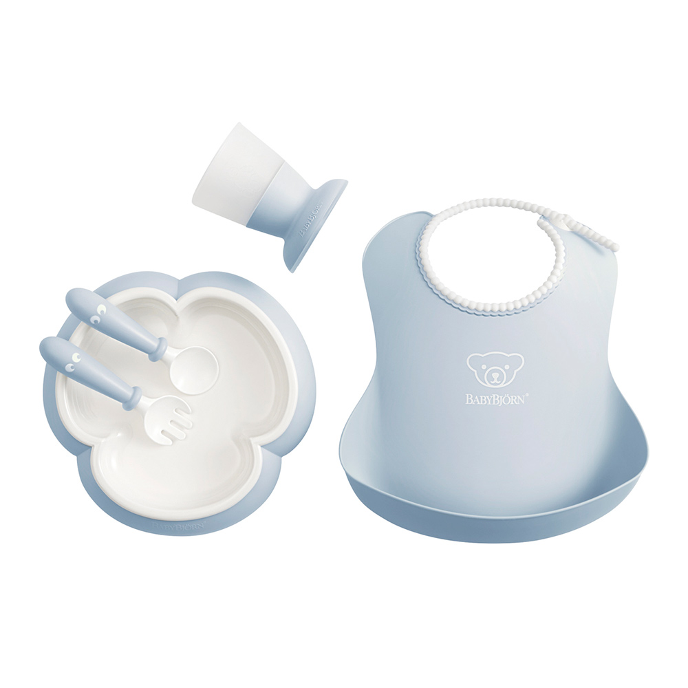 

Набор для кормления BabyBjorn Baby dinner set голубой 5 предметов (7317680700674)
