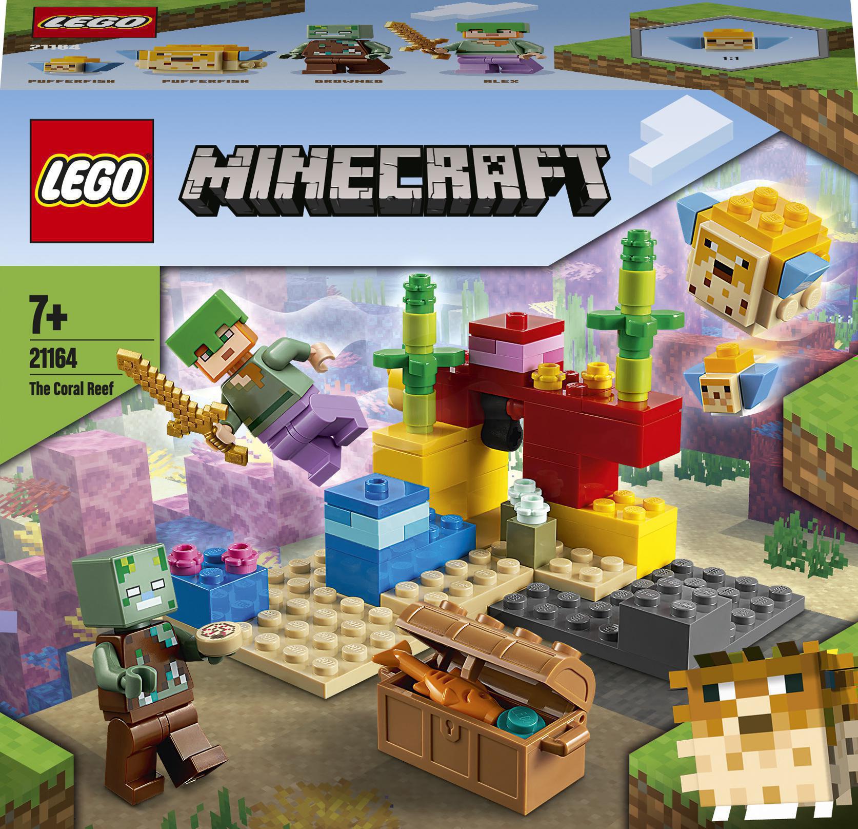 

Конструктор LEGO Minecraft Коралловый риф (21164)
