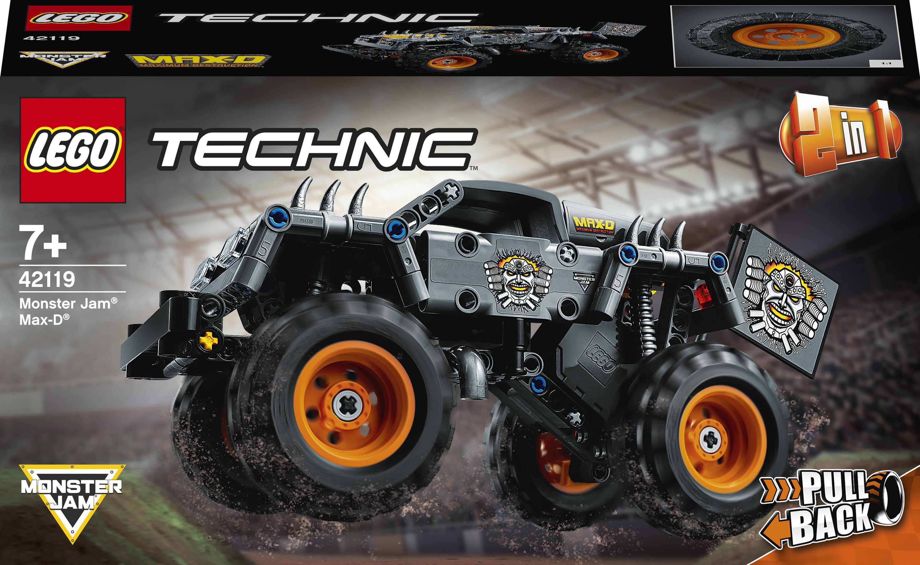 

Конструктор LEGO Technic Monster Jam Max-D (42119)