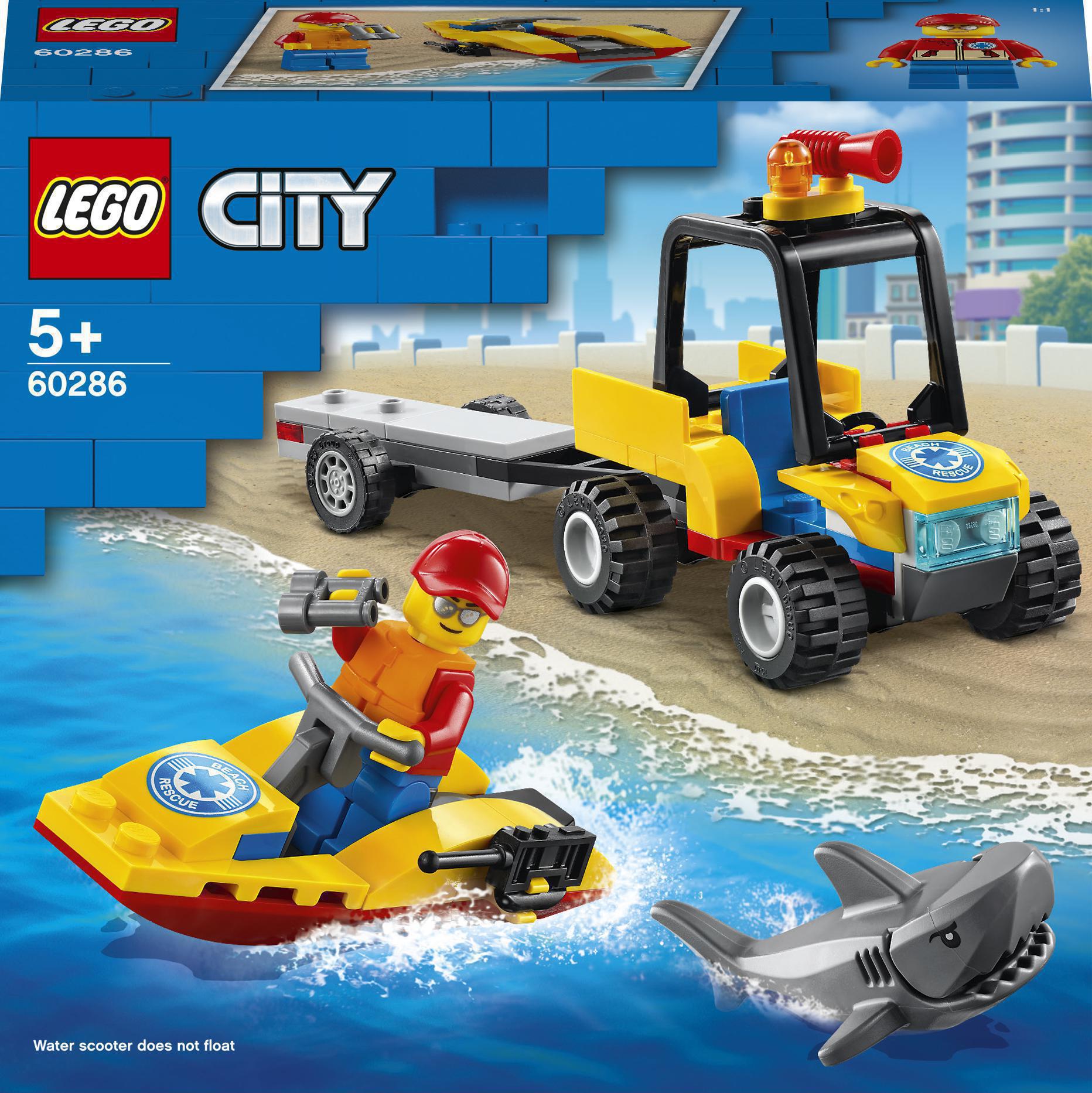 

Конструктор LEGO City Пляжный спасательный вездеход (60286)