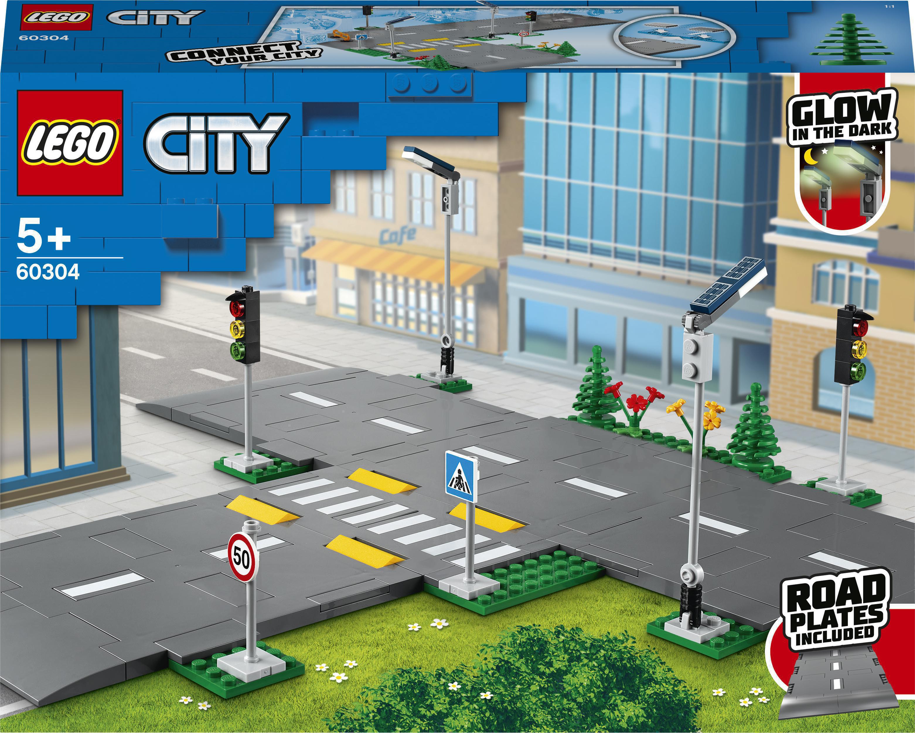 Акція на Конструктор LEGO City Дорожні плити (60304) від Будинок іграшок