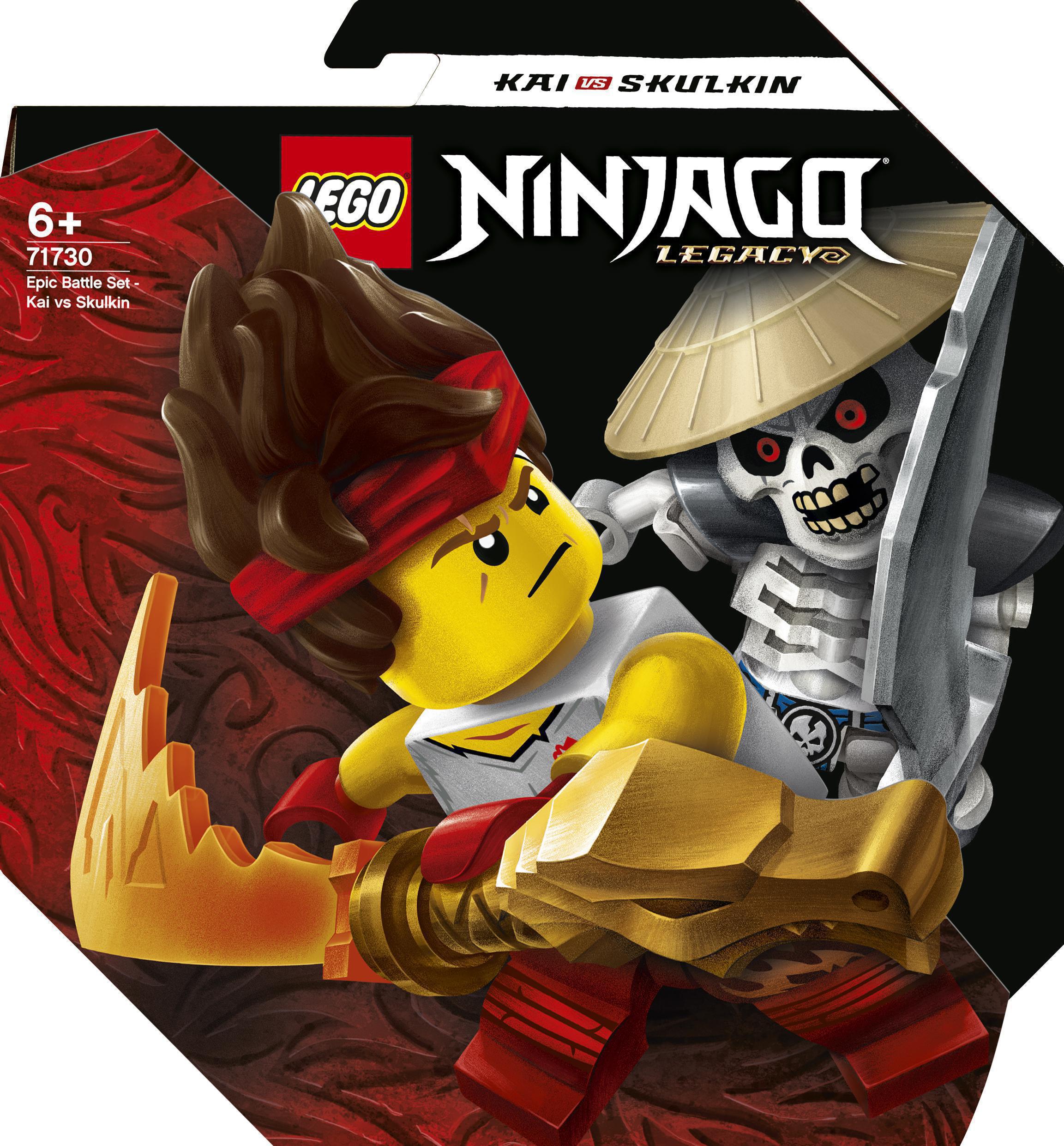 

Конструктор LEGO NINJAGO Легендарные битвы: Кай против Скелета (71730)