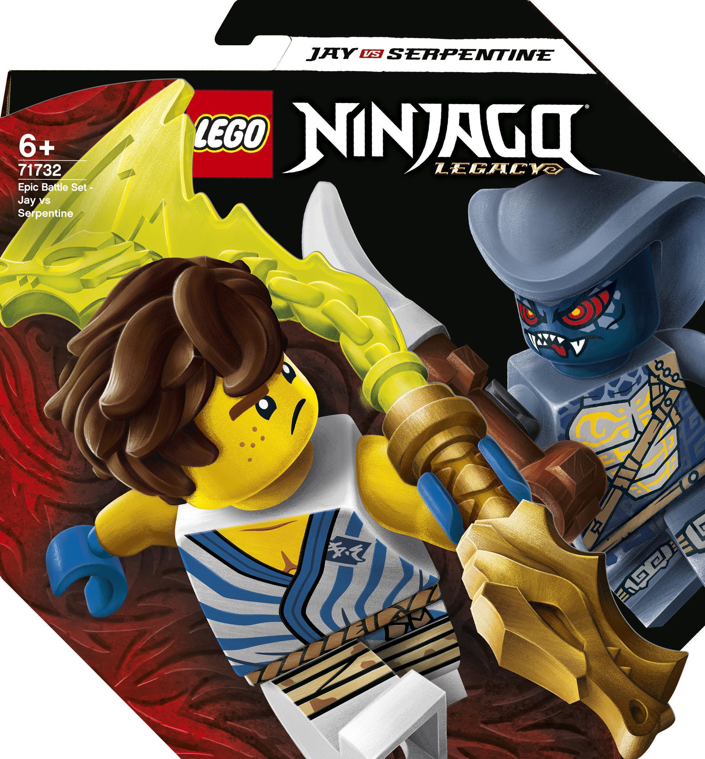 

Конструктор LEGO NINJAGO Легендарные битвы: Джей против воина-Серпентина (71732)