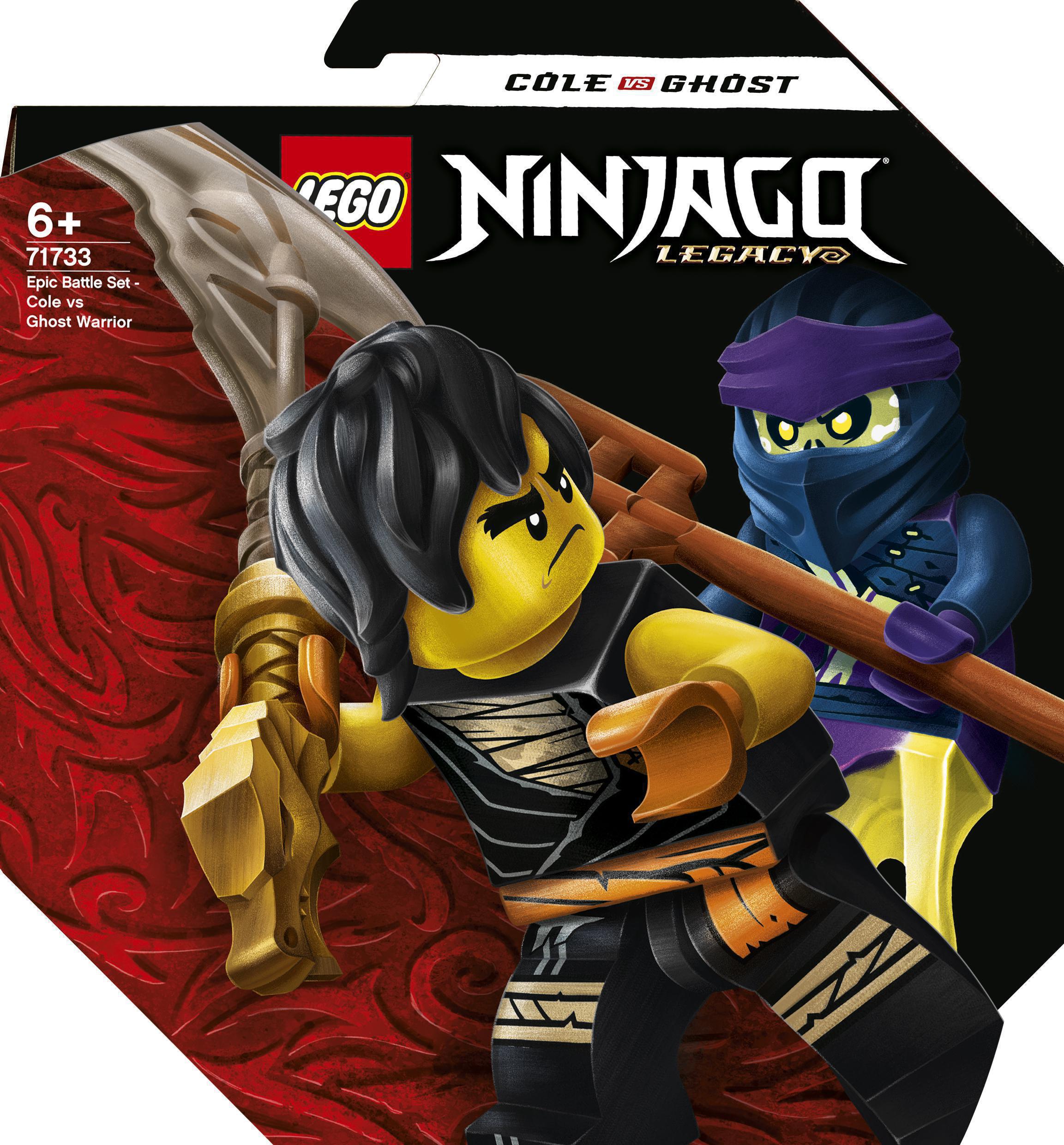

Конструктор LEGO NINJAGO Легендарные битвы: Коул против Призрачного Воина (71733)