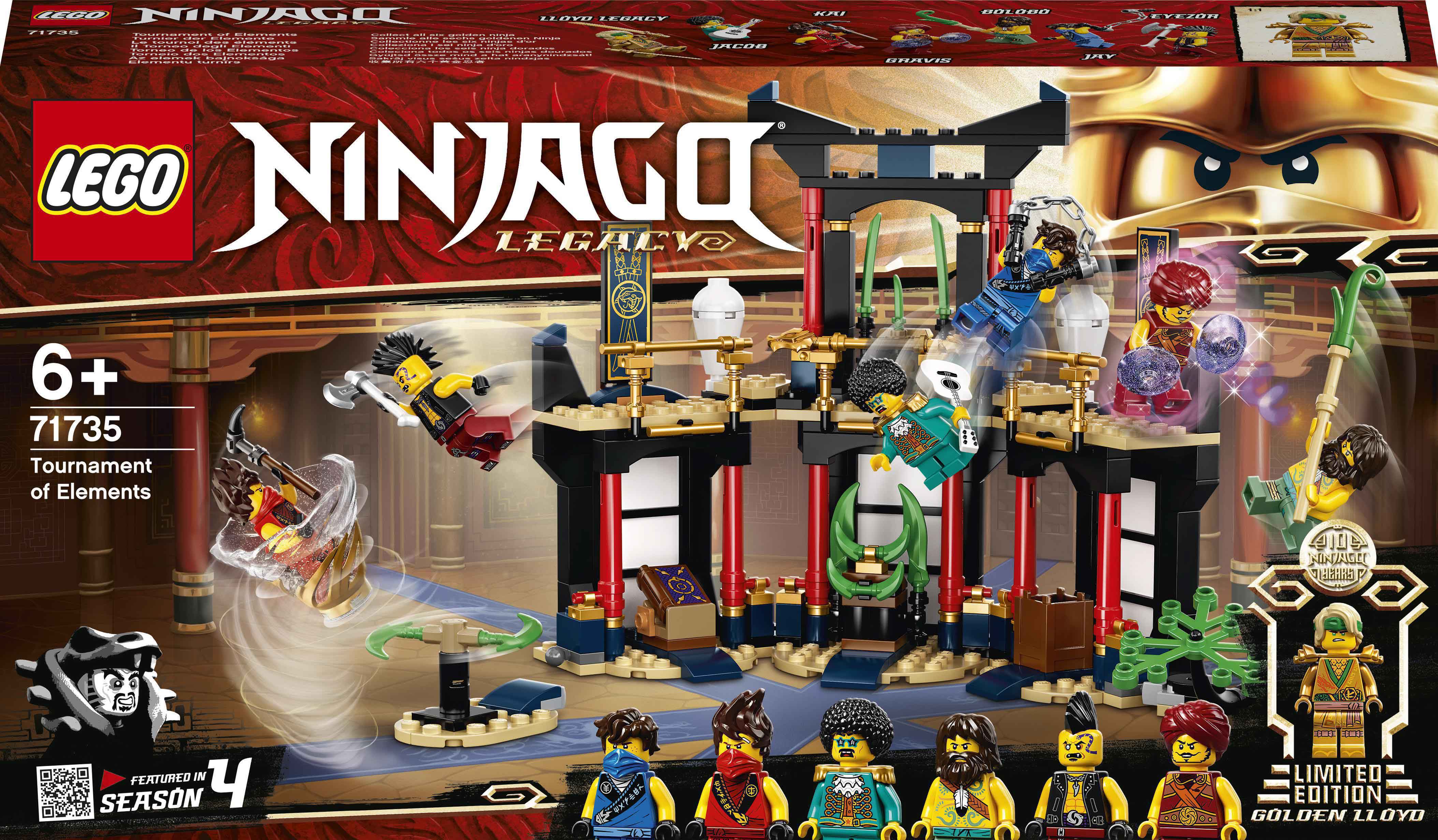 

Конструктор LEGO NINJAGO Турнир стихий (71735)