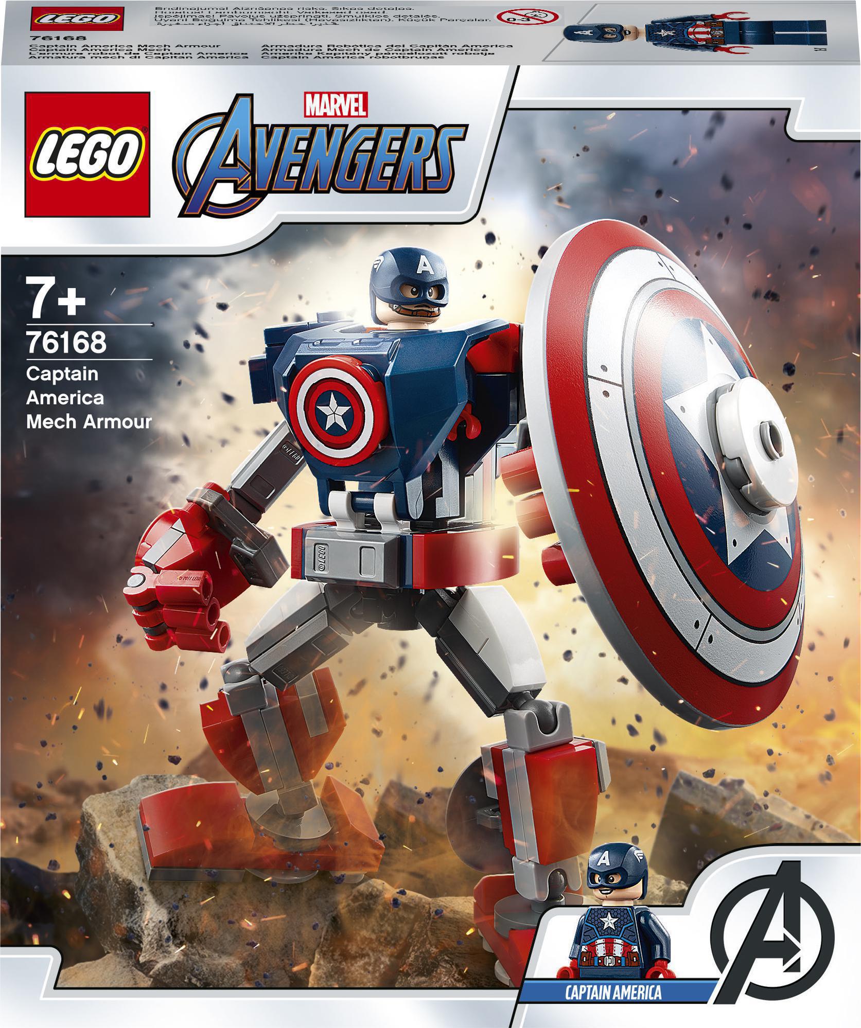 

Конструктор LEGO Super Heroes Marvel Avengers Капитан Америка: Робот (76168)