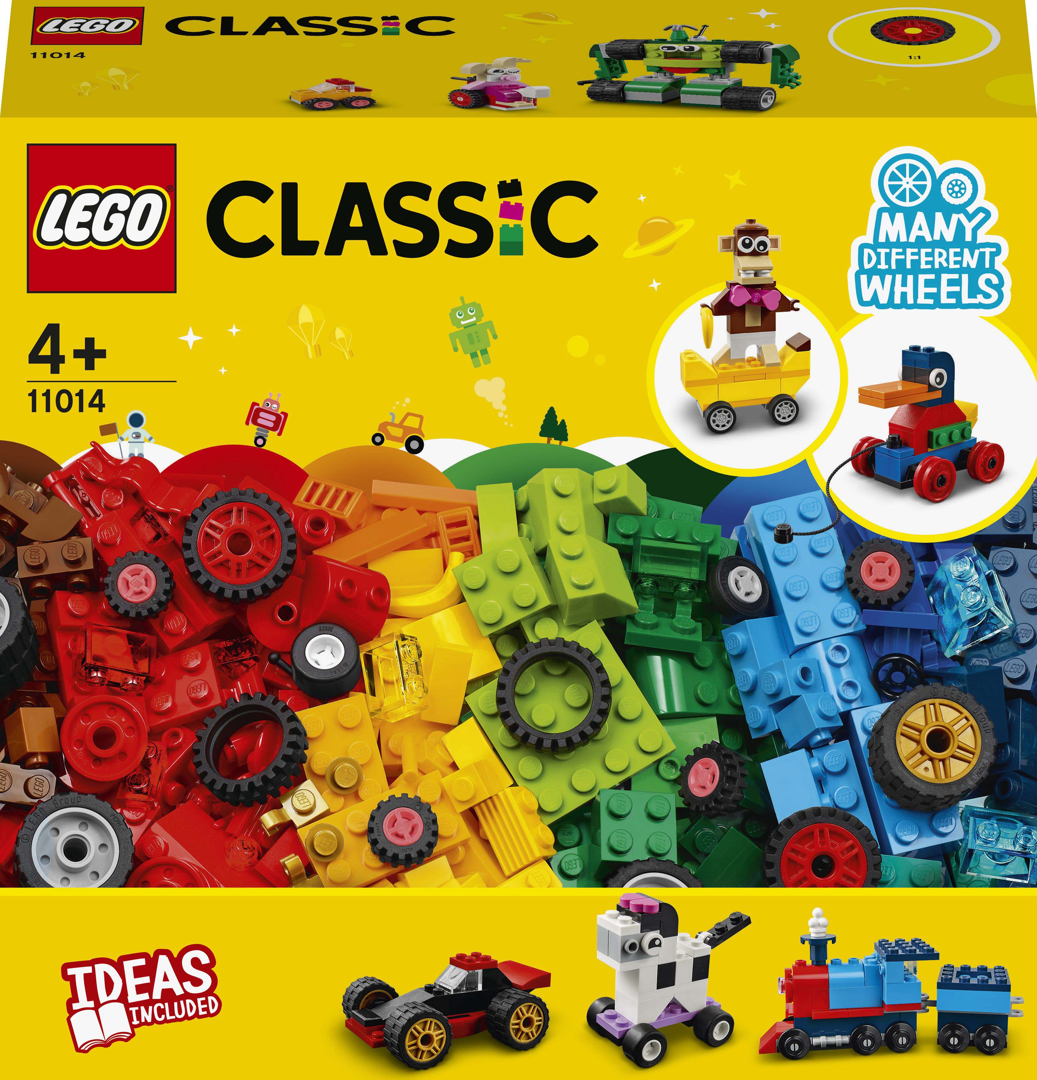 

Конструктор LEGO Classic Кубики й колеса (11014)