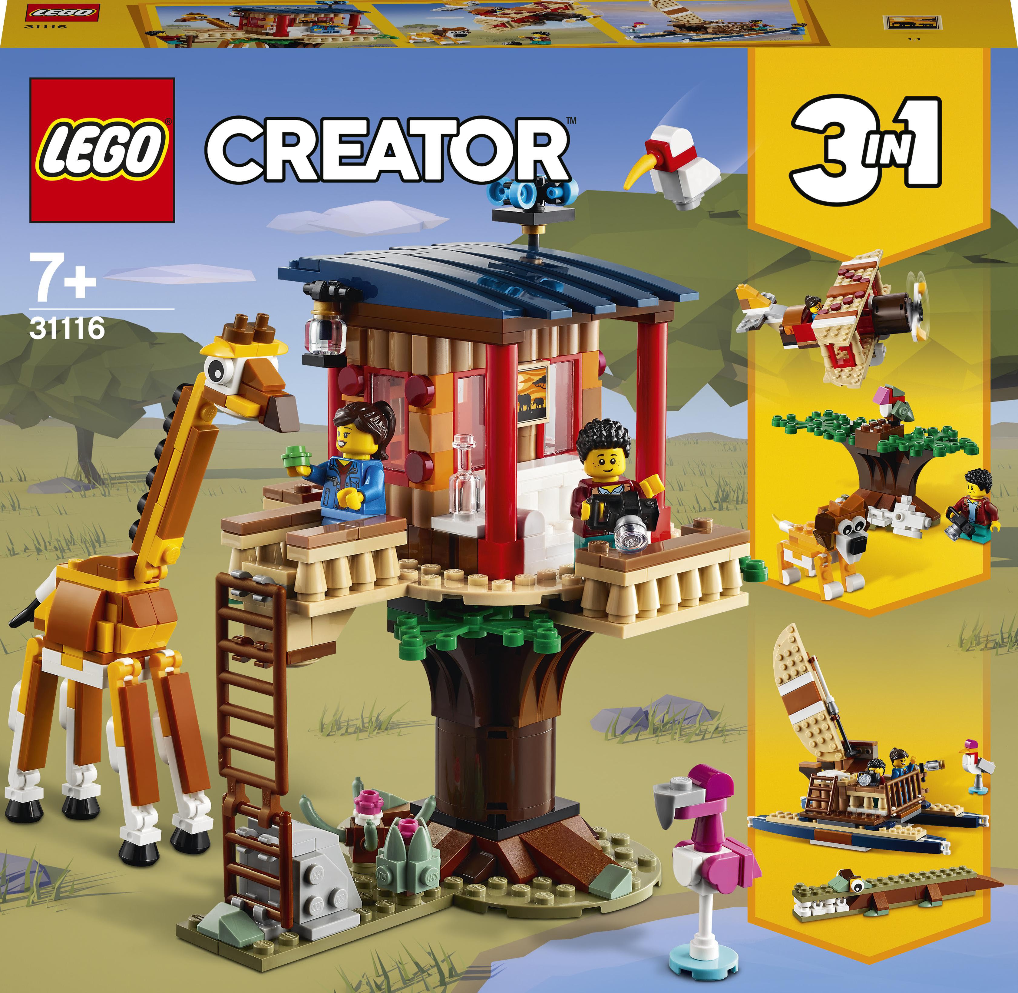 

Конструктор LEGO Creator Домик на дереве для сафари (31116)