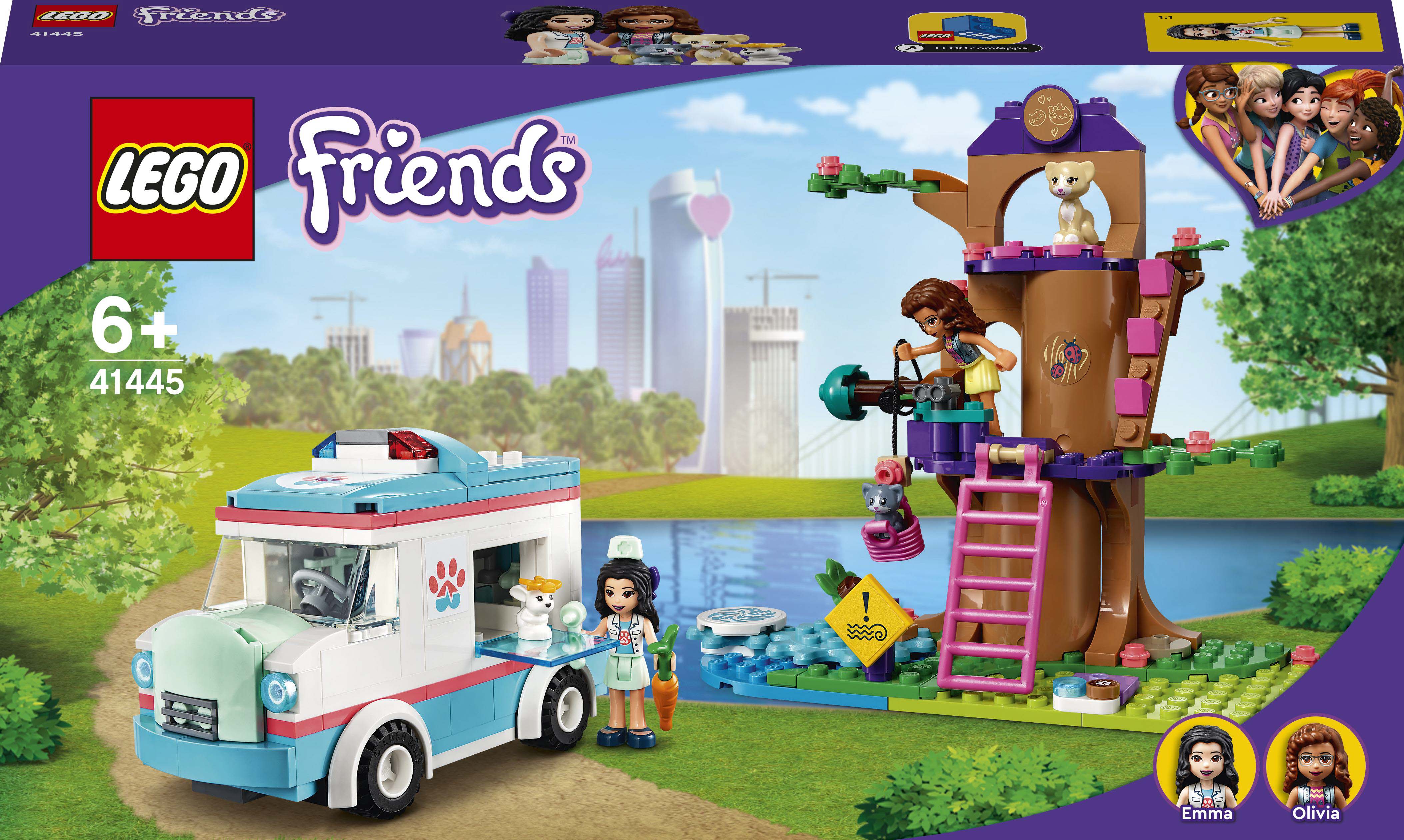 

Конструктор LEGO Friends Машина скорой ветеринарной помощи (41445)