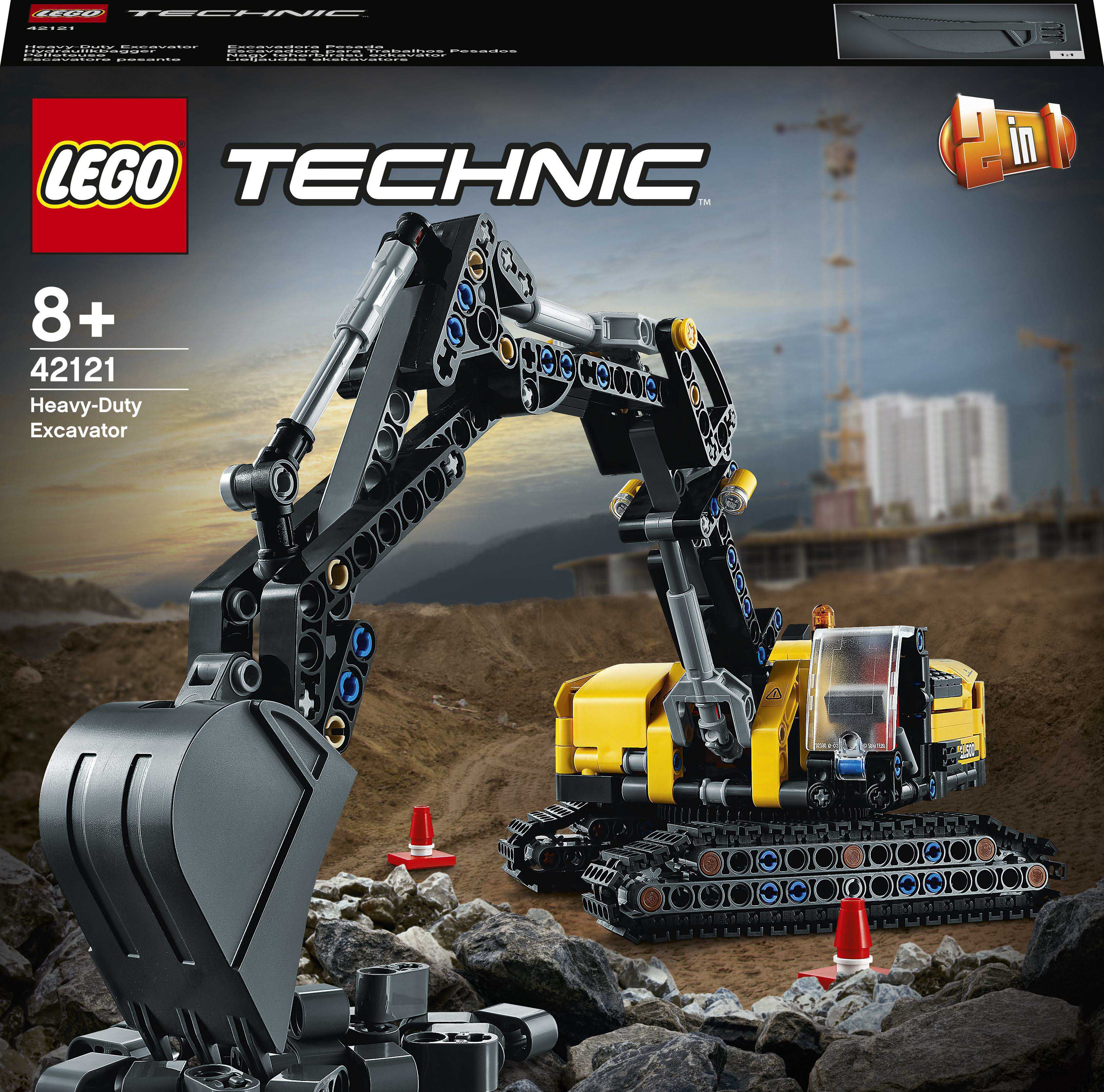 

Конструктор LEGO Technic Тяжелый экскаватор (42121)